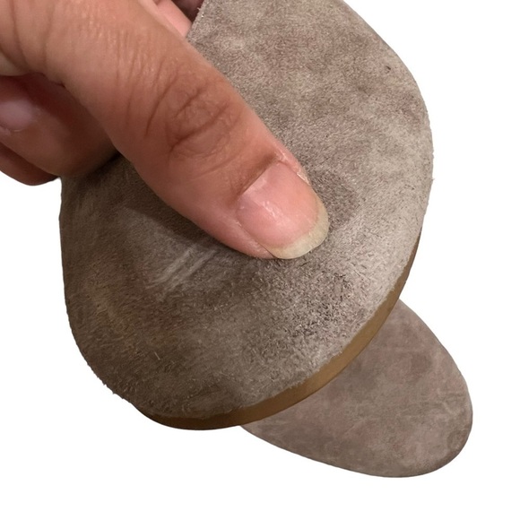 Eileen Fisher Taupe Suede Hidden Wedge Size 9 - Picture 11 of 14